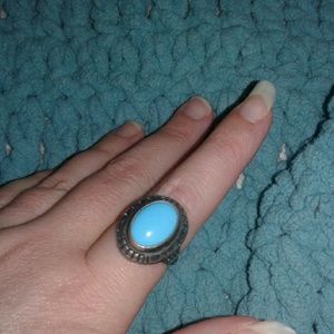 Native turquoise ring size 7
